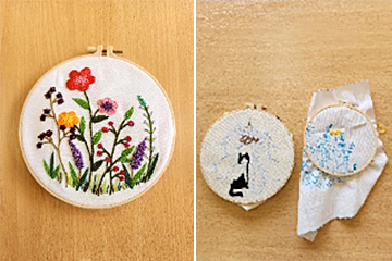 刺繍作品